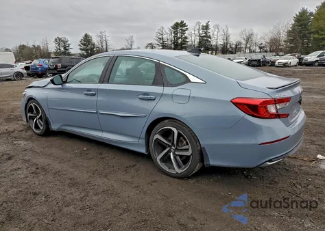 2022 Honda Accord Hybrid Sport z USA, uszkodzony, nr VIN 1HGCV3F22NA038762